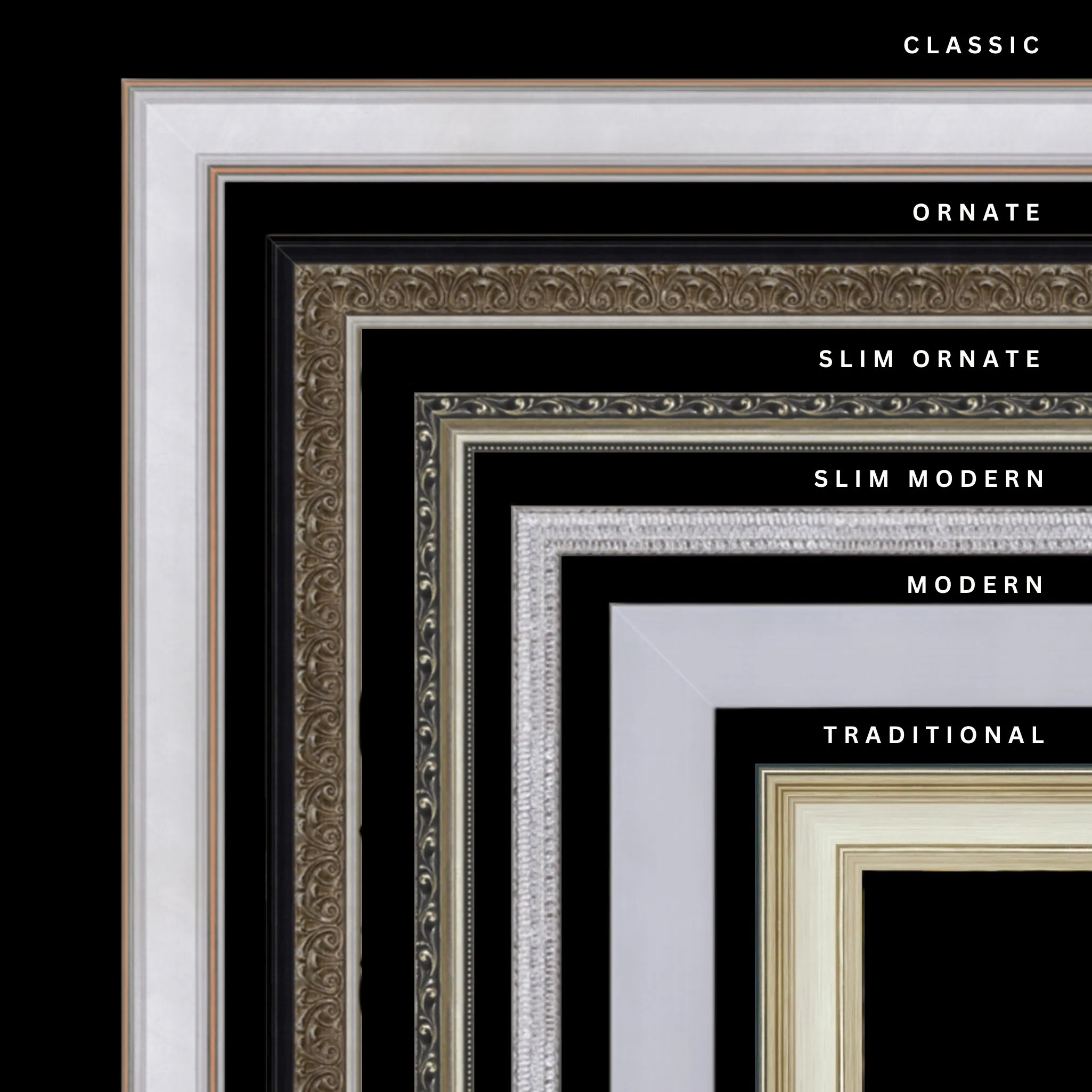Silver 22x16 Picture Frame Ornate Traditional Classic Antique