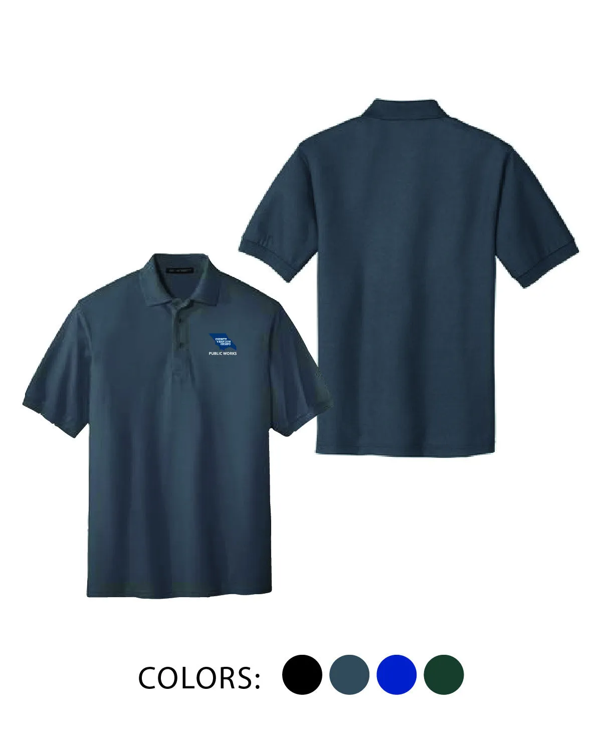 SLO Public Works - Cotton Pique Polo