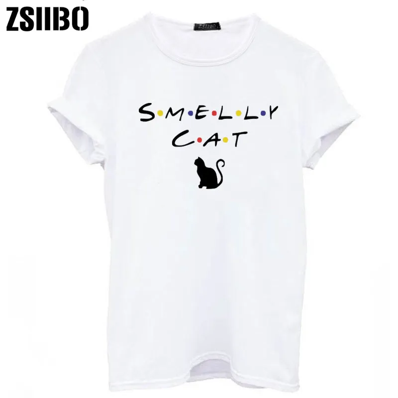 Smelly Cat Printed T-shirt