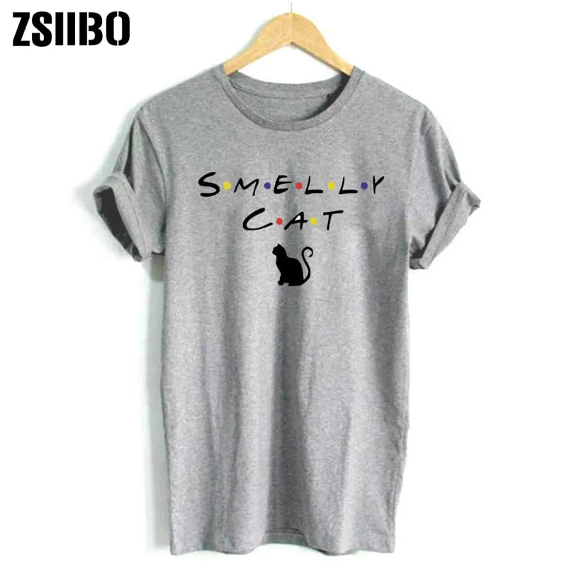 Smelly Cat Printed T-shirt