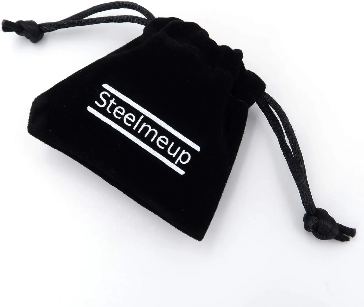 Steelmeup Stainless Steel Skull Silhouette Post Black Gold Color Stud Earrings