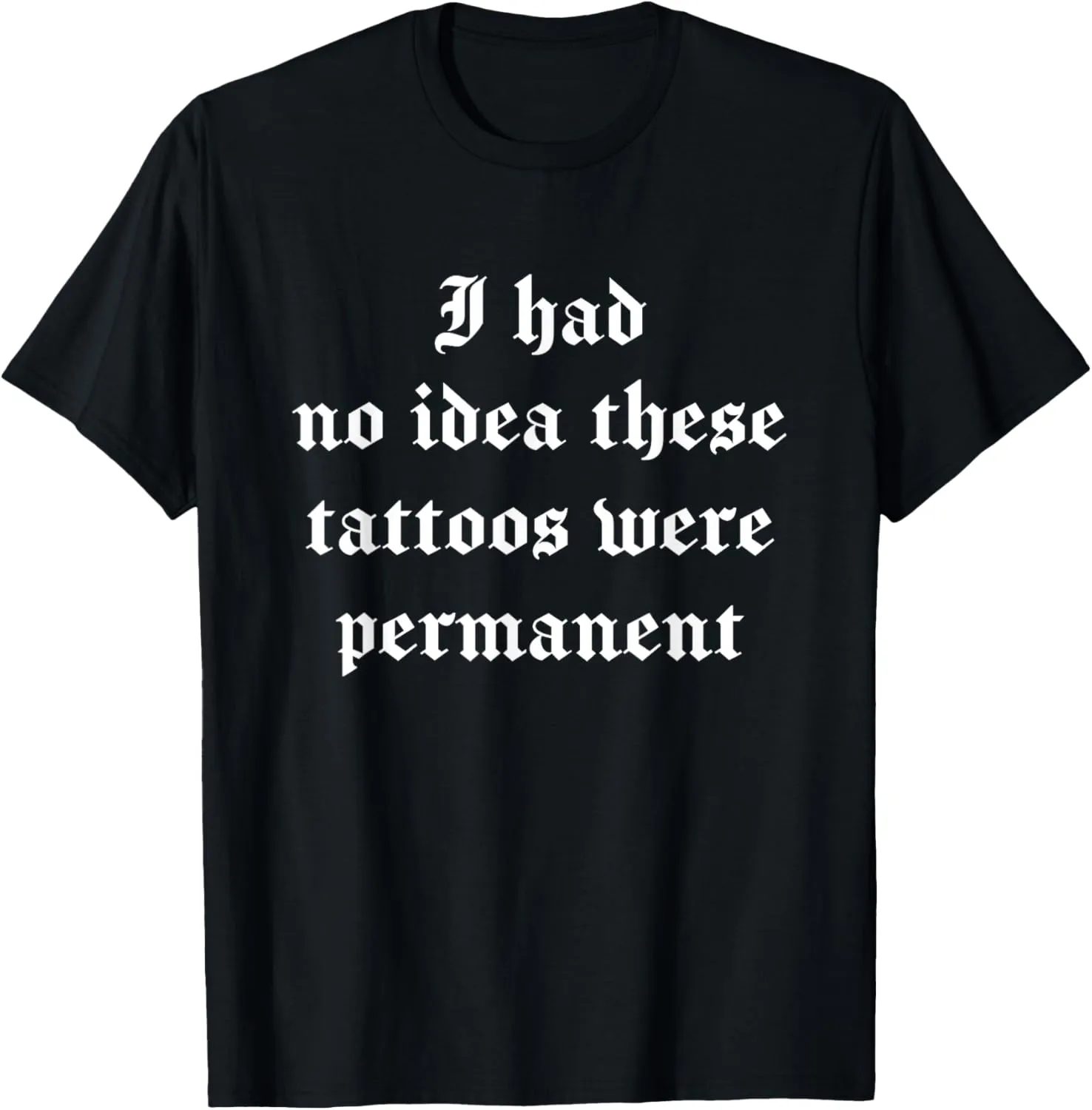 T-Shirt - Unisex-Adults - Black - Small