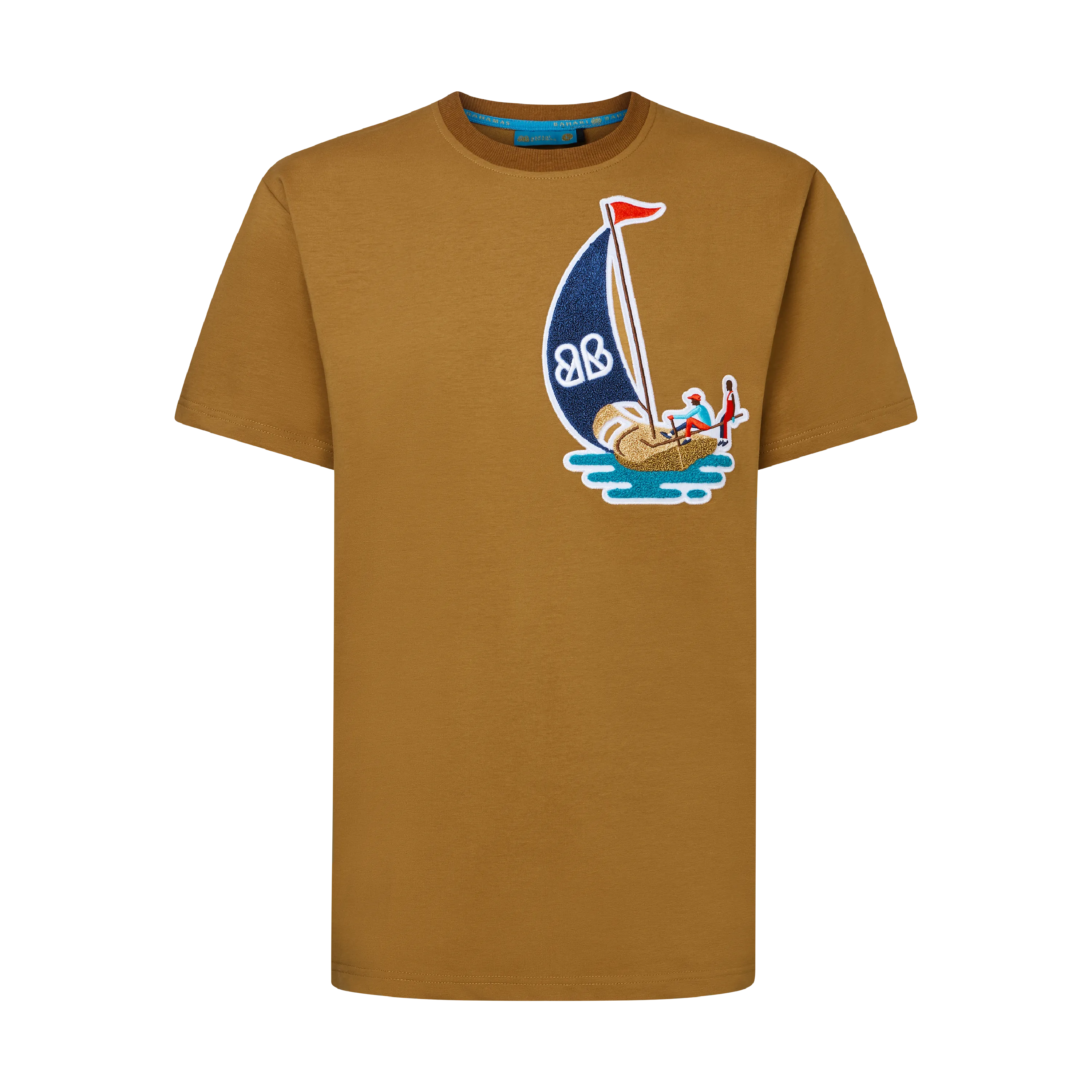 THE NAVIS PATCH TEE-CHESTNUT