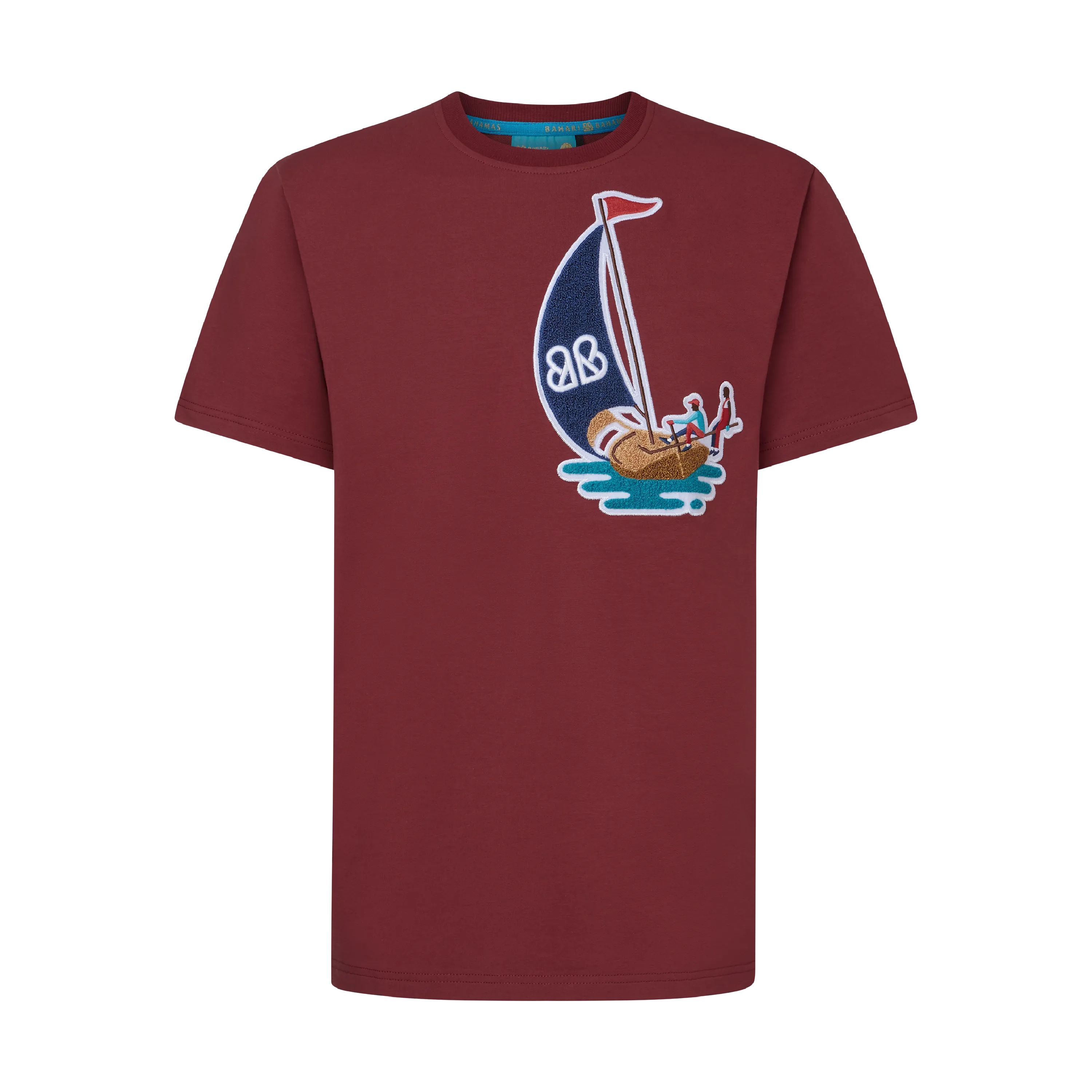 THE NAVIS PATCH TEE-WINE