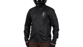 Thrashin Supply Waterproof Mission Rain Jacket - Black