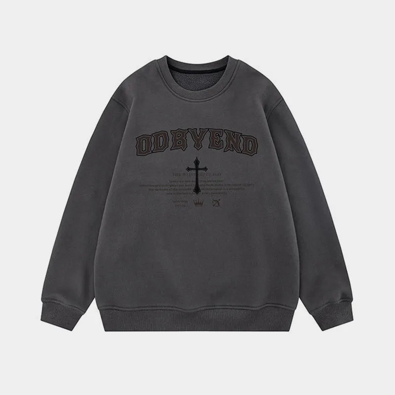 Vintage Charm | Graphic Relaxed Fit Sweatshirt