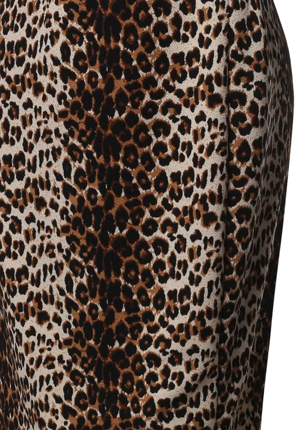 Women's Fitted Stretch Printed High Waist Midi Pencil Skirt