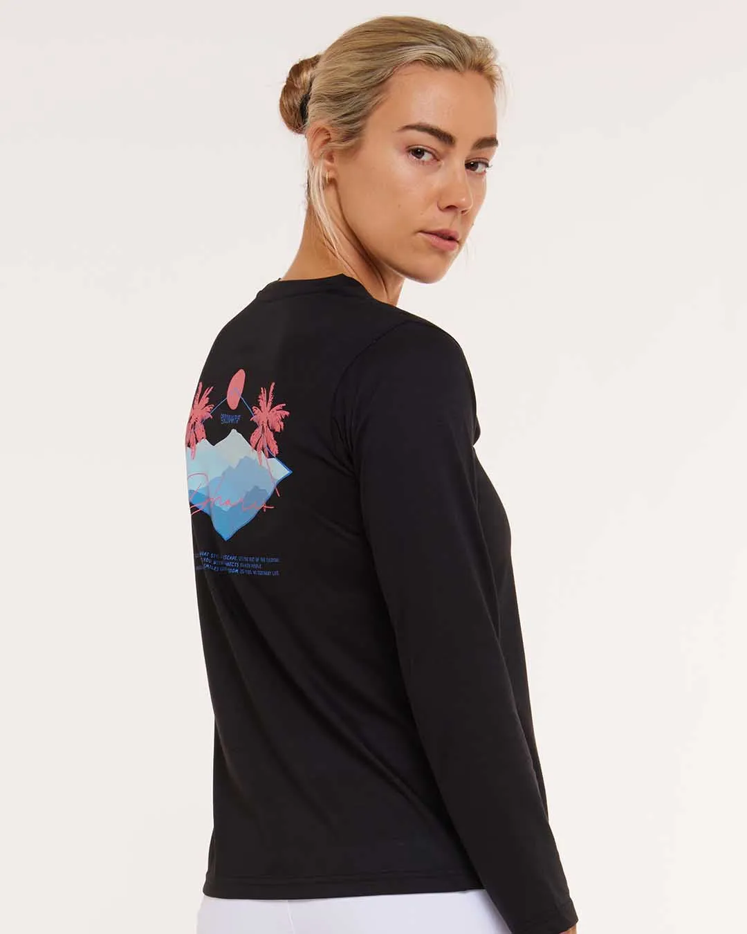 Womens Long Sleeve Tech Tee | Stealth