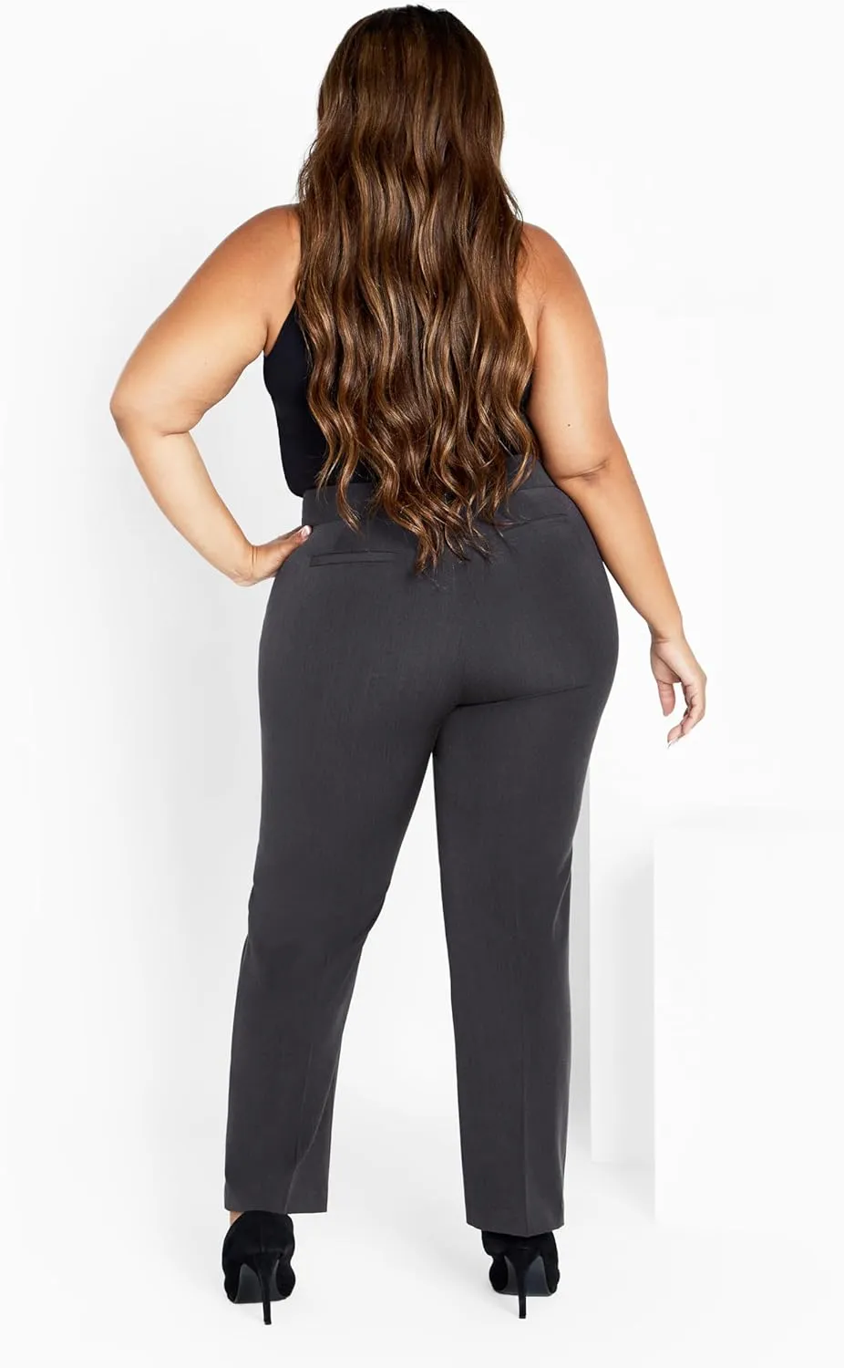 Women's Plus Size Cool Hand Trouser Black