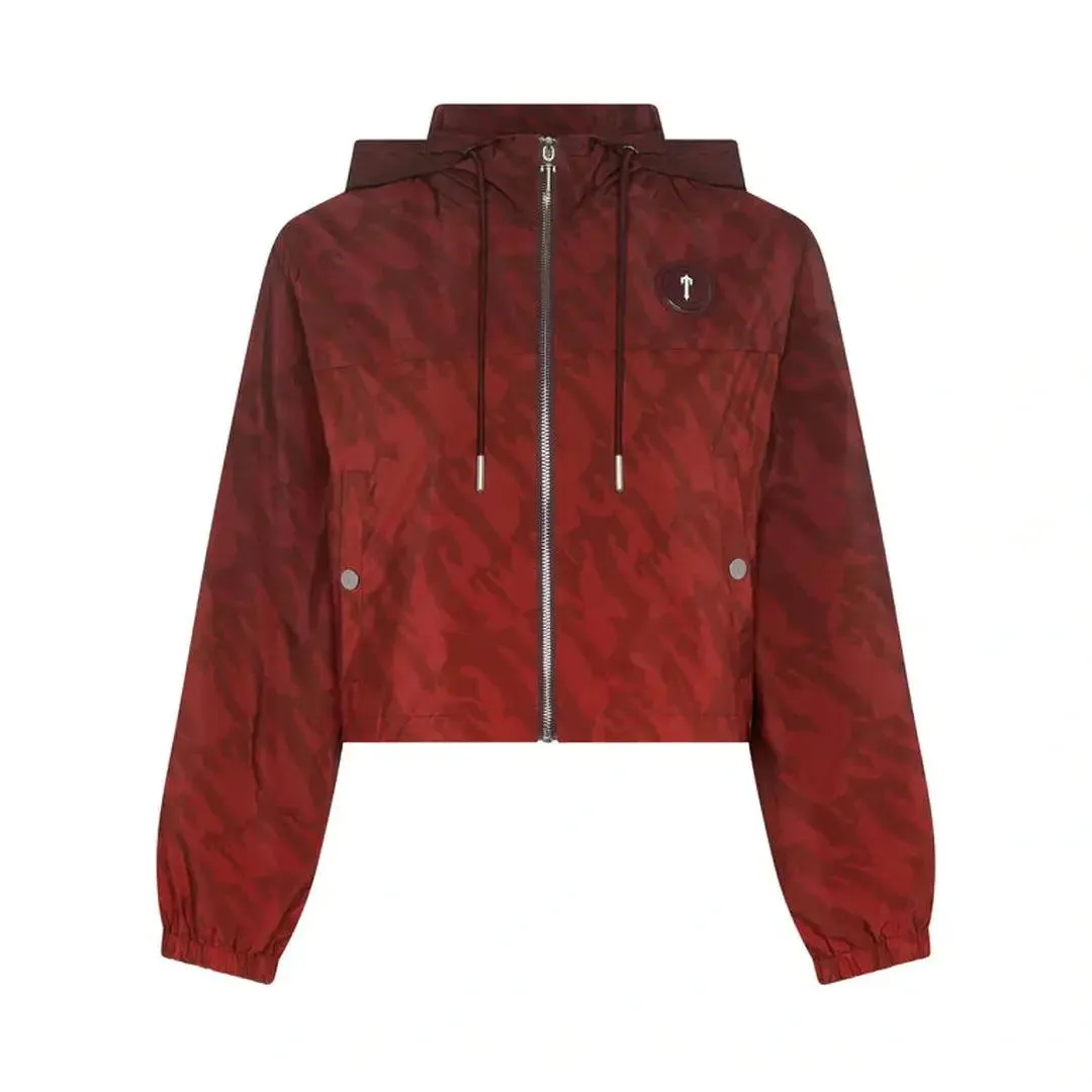 WOMENS TRAPSTAR IRONGATE T WINDBREAKER - Burgundy